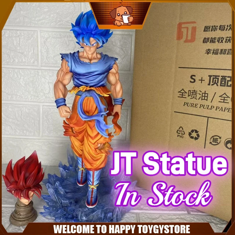 

В наличии Статуя Jt Dragon Ball Z Super Saiyan Son Goku Фигурка Goku Blue Jt Led Base Аниме Фигурки Коллекция Модель Игрушки