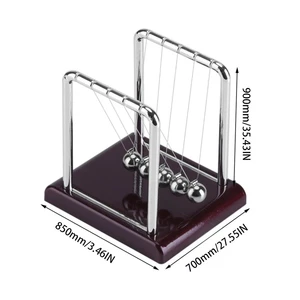 Newton's Cradle Table Decoration Metal Pendulum Ball Ball Steel Ball Newton Physics Science Pendulo 8 Main Sales Room Decoration - №5
