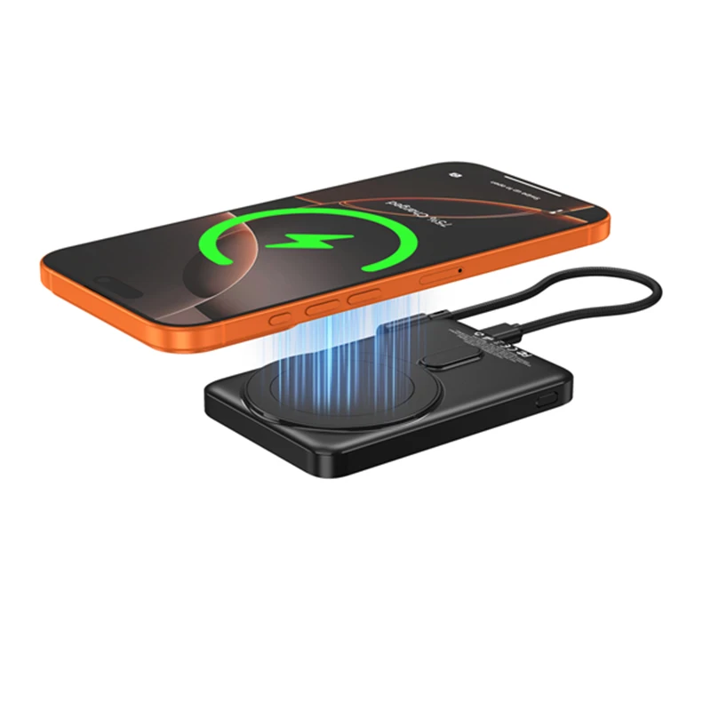 باور بانك لاسلكي مغناطيسي محمول 100000 مللي أمبير في الساعة شحن سريع بطارية خارجية لهاتف Magsafe لهاتف iPhone Samsung Xiaomi 2026