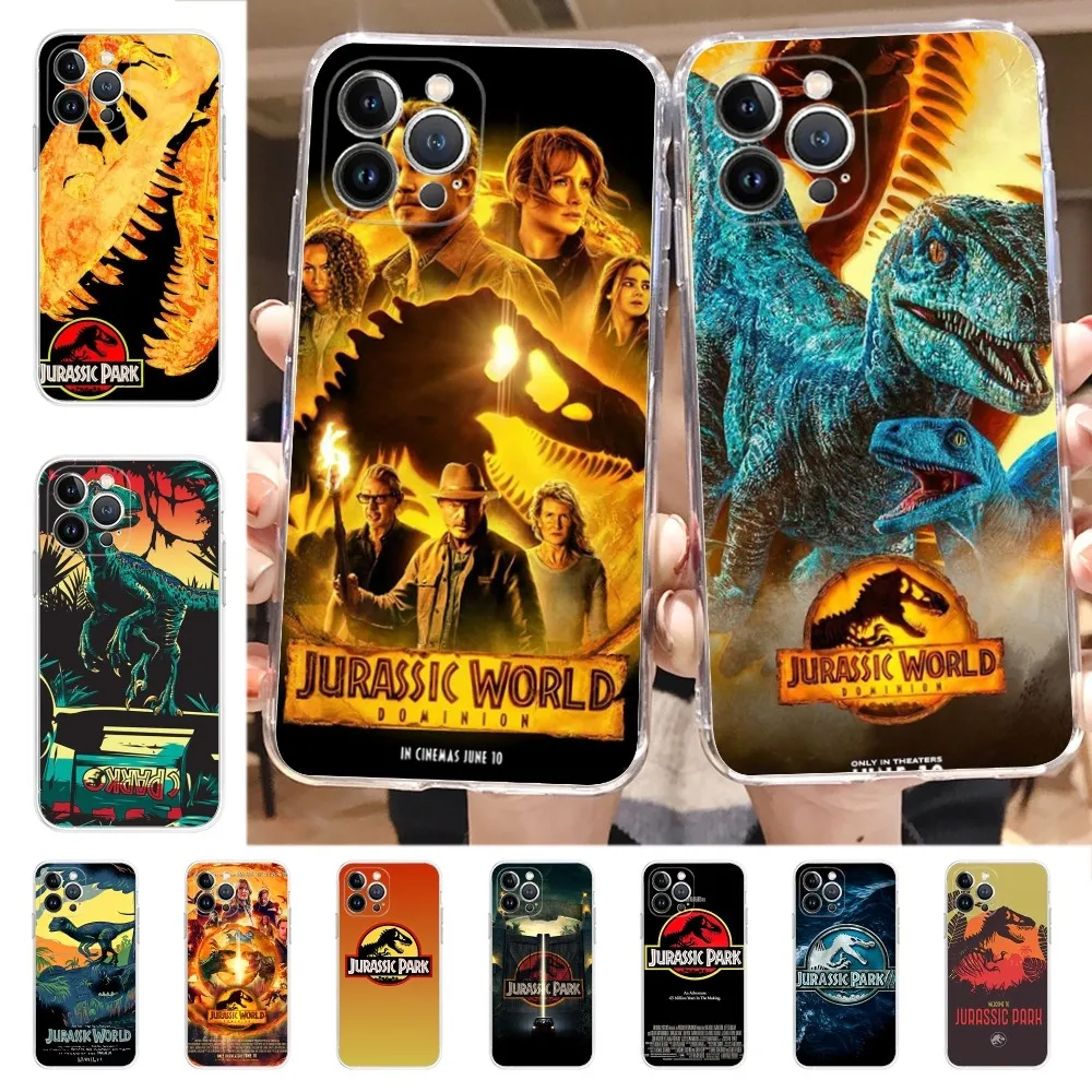 World Jurassic Park Phone Case For IPhone 14 11 12 13 Mini Pro XS Max Cover 6 7 8 Plus X XR SE 2020 Funda Shell