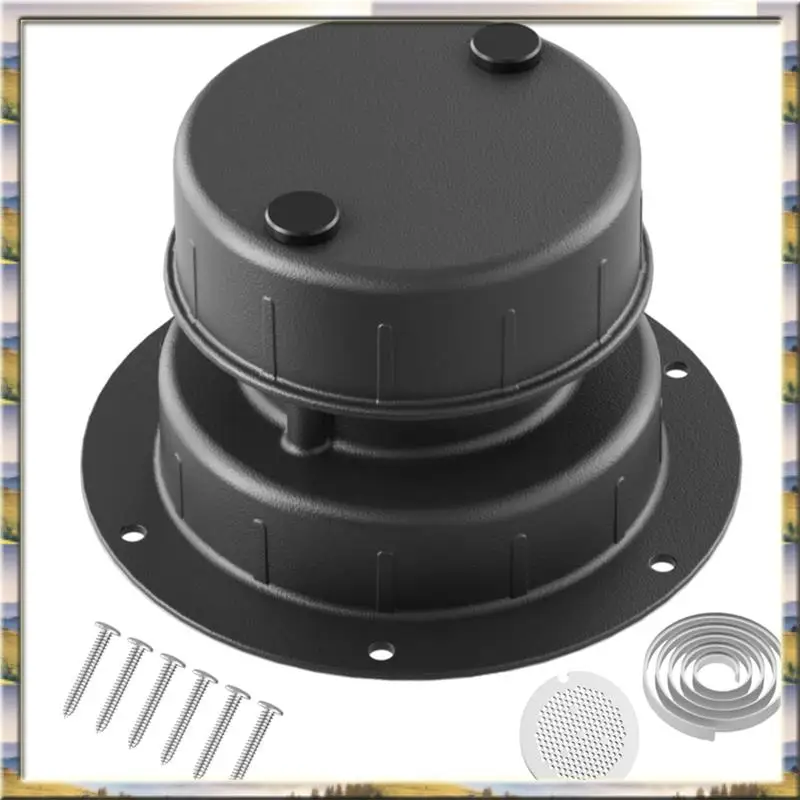 

Professional Aluminum RV Plumbing Vent Cap With Screen Replacement Sewer Roof Top Cover Fit For 1Inch To 2-3/8Inch OD Pipe