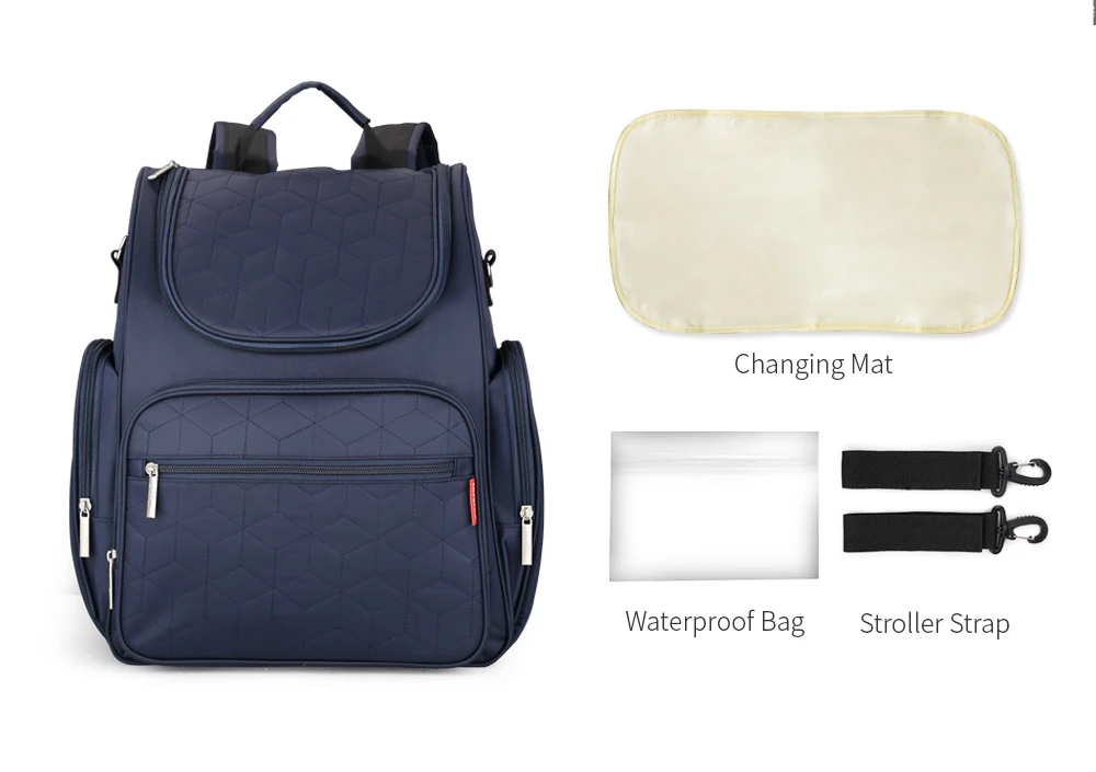 Mumie Mutterschaft Windel Windel Rucksack Große Kapazität Mama Kinderwagen Reise Rucksack Pflege Tasche für Baby Pflege Frauen Mode Tasche
