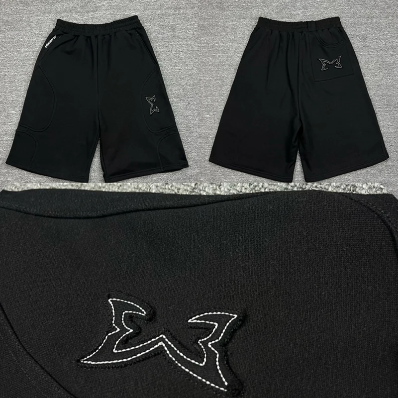 

Streetwear New Arrivals Mertre Casual Shorts High Quality Letter Embroidery Summer Men Loose Sports Shorts