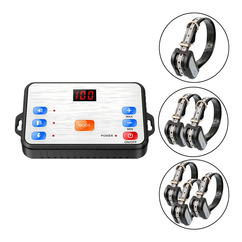 

Новый беспроводной электронный забор для домашних животных, стопор для коры, дистанционное управление, ошейник для дрессировки собак «два в одном», интеллектуальный тренажер для собак