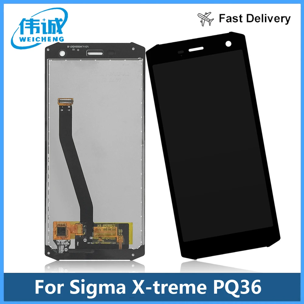 

Полный экран для Sigma X-treme PQ36 ЖК-дисплей сенсорный экран дигитайзер Assemly Новый протестированный PQ36 ЖК-дисплей запасные части с инструментами