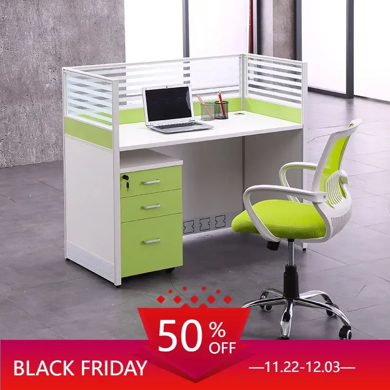 

Simplicity Modern Office Desks Employee Screen Partition Cassette Office Desks Computer Bureau Meuble Working Equipment QF50OD