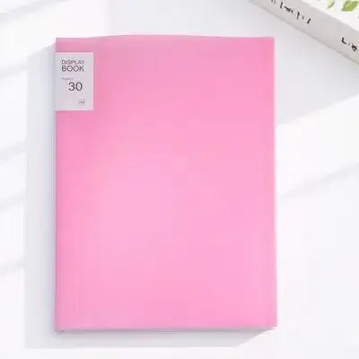 

A3 Portfolio Folder with Clear Sleeves for Artwork Painting Sketches Documents Newspaper Protective Display Book Presentation
