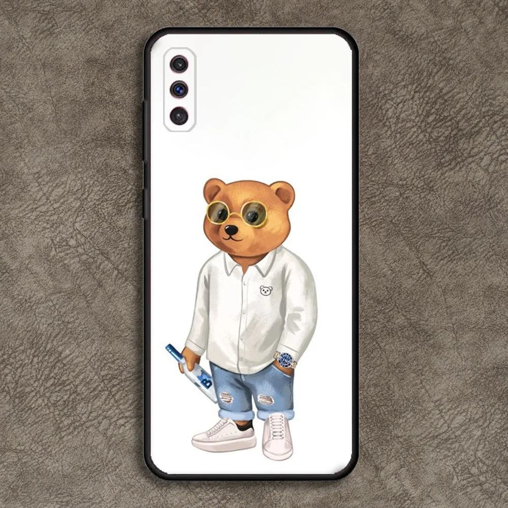 Baron Filou  Fashion Bear Phone Case for SamsungA 91,80,73,72,71,70,53,52,51,42,41,40,32,31,30,22,21,20,13 S Soft Black Case