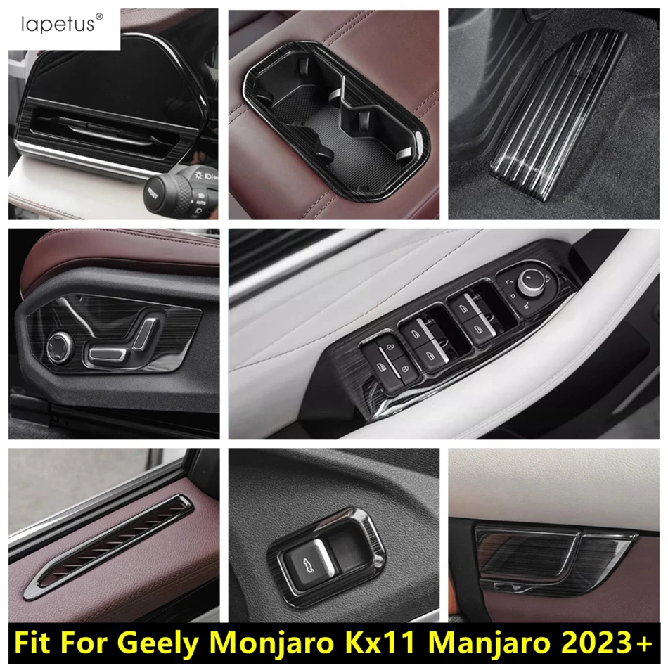 

Window Lift / Rear Door Button / Seat Adjust Panel / Rest Pedal Cover Trim For Geely Monjaro Kx11 Manjaro 2023 2024 Accessories