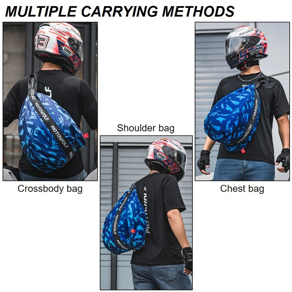 Motorcycle Helmet Bags Female Men Travel Moto Bags Reflective Large Capacity Motorcycle Helmet Backpack Accessories