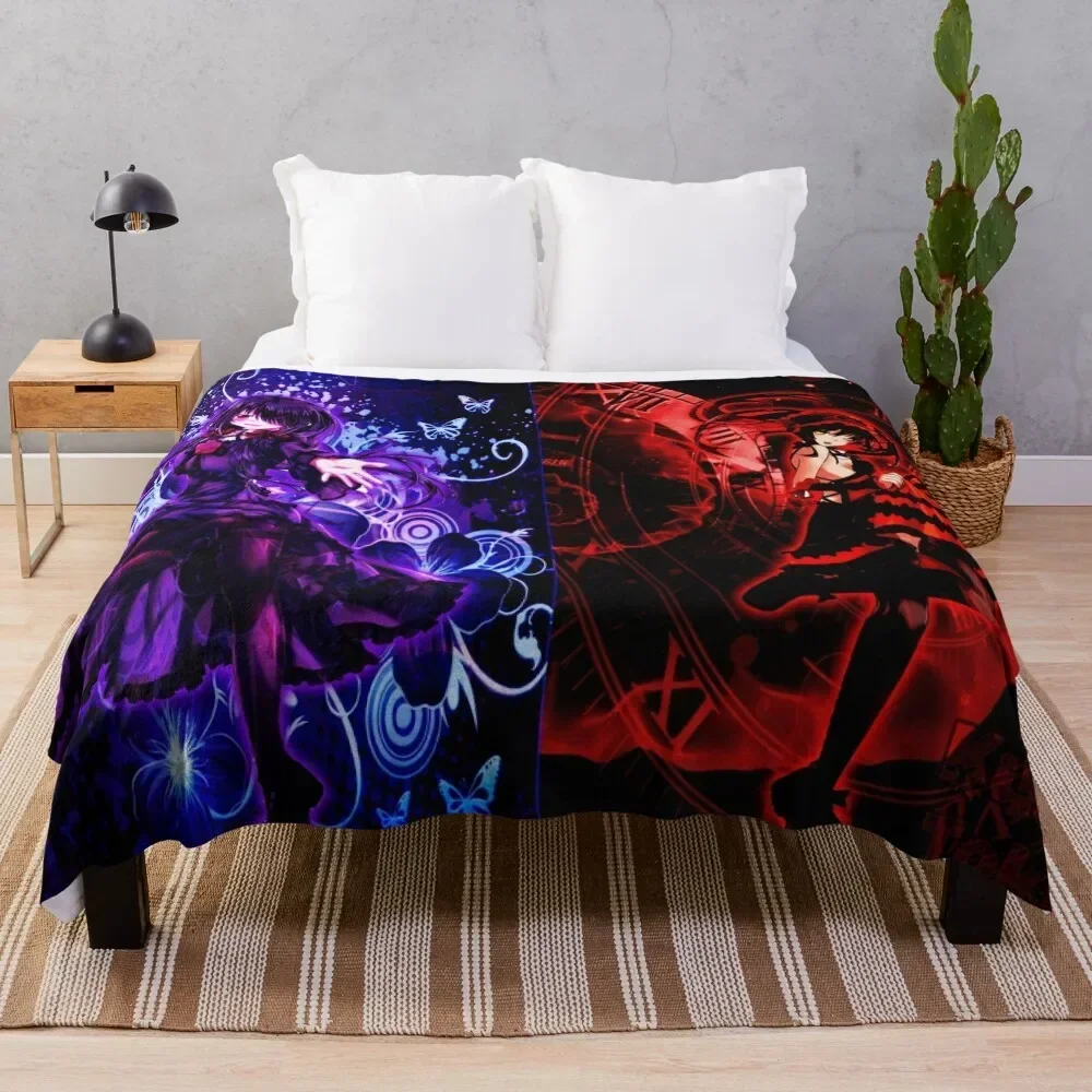 Kurumi Tokisaki - Yandere Throw Blanket Hair Giant Sofa Decorative Throw Bed linens Blankets