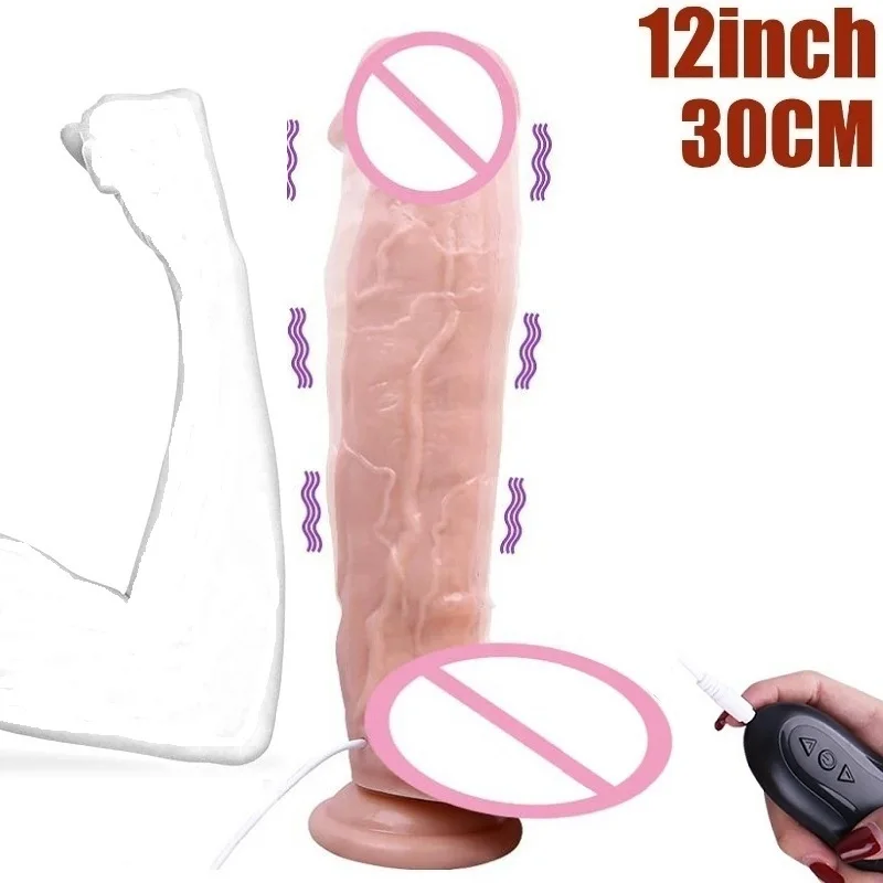 12inch 30CM Vibrators Dildo With Strong Suction Cup Realistic Big Dildo Penis Female Masturbator Sex Shop Adult Sex Toys