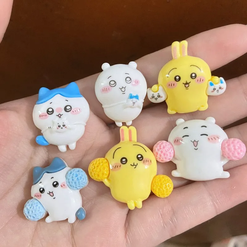 

New Kawaii Sanrio Chiikawa's cute cartoon cheerleader sticker Sticker water cup accessories Anime Figure Gift Kids Toys