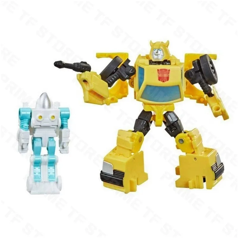 Originele Hasbro Transformers War for Cybertron Kingdom BB F0926 Bumblebee Spike Witwicky Core-klasse actiefiguur
