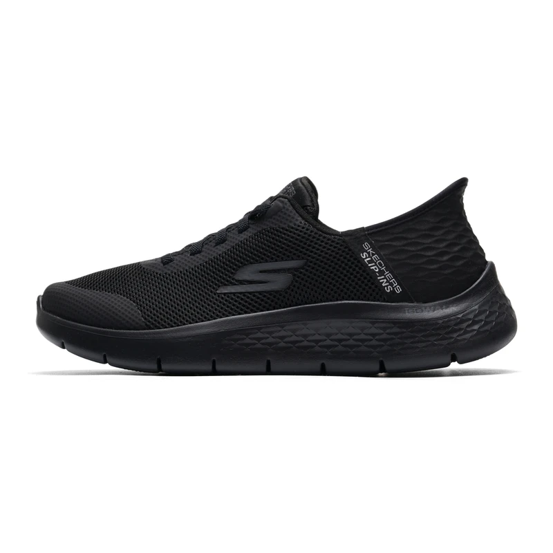 Skechers Men's Shoes, All Black Casual Shoes, Men's Slip-On Walking Shoes, Middle-Aged and Elderly Dad's Shoes, Sports Shoes 216324Ww-Bbk