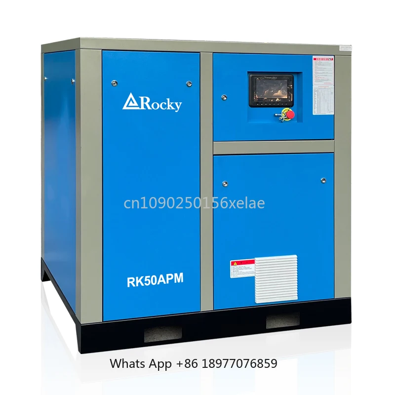 Permanent Magnet Energy Saving 37 KW Variable Speed Screw Air Compressor 50HP In General Industrial Equipment