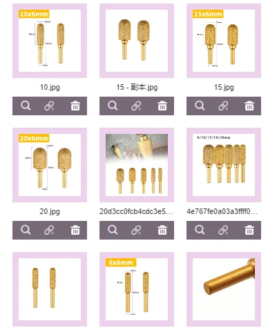 

2/5 шт., 8-20 мм, вращающиеся фрезы, сверло, шлифовальная головка, 6 мм, хвостовик, роторный напильник, железная стальная фреза для полировки металлических ювелирных изделий, гравировка