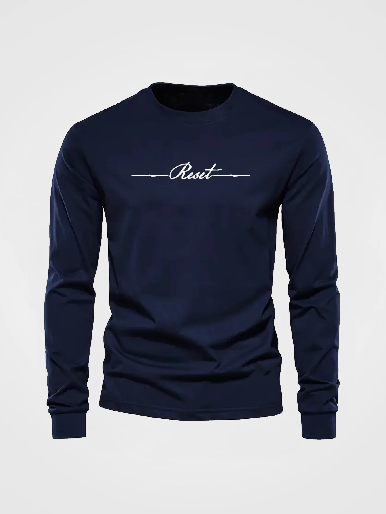 Men's 100% pure cotton loose and comfortable casual sports r