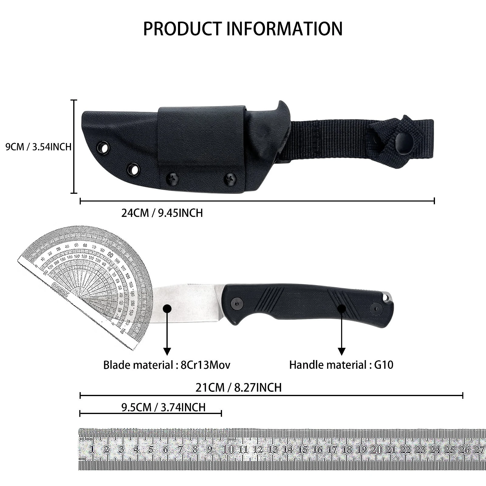1089 Cuchillo Recto para Exter - Fishing Backpack reseña y precio