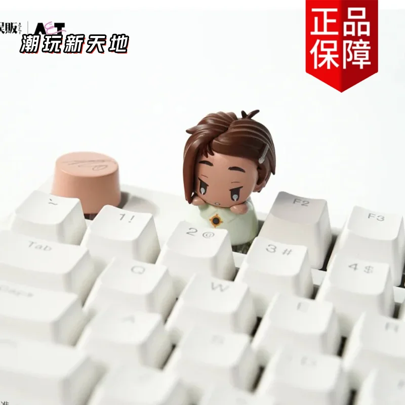 

Лесной дождь, человек, инопланетянин, сценическая глухая коробка, детская серия, механические колпачки для клавиш, игрушки, игровые украшения, хит продаж, модные коллекционные