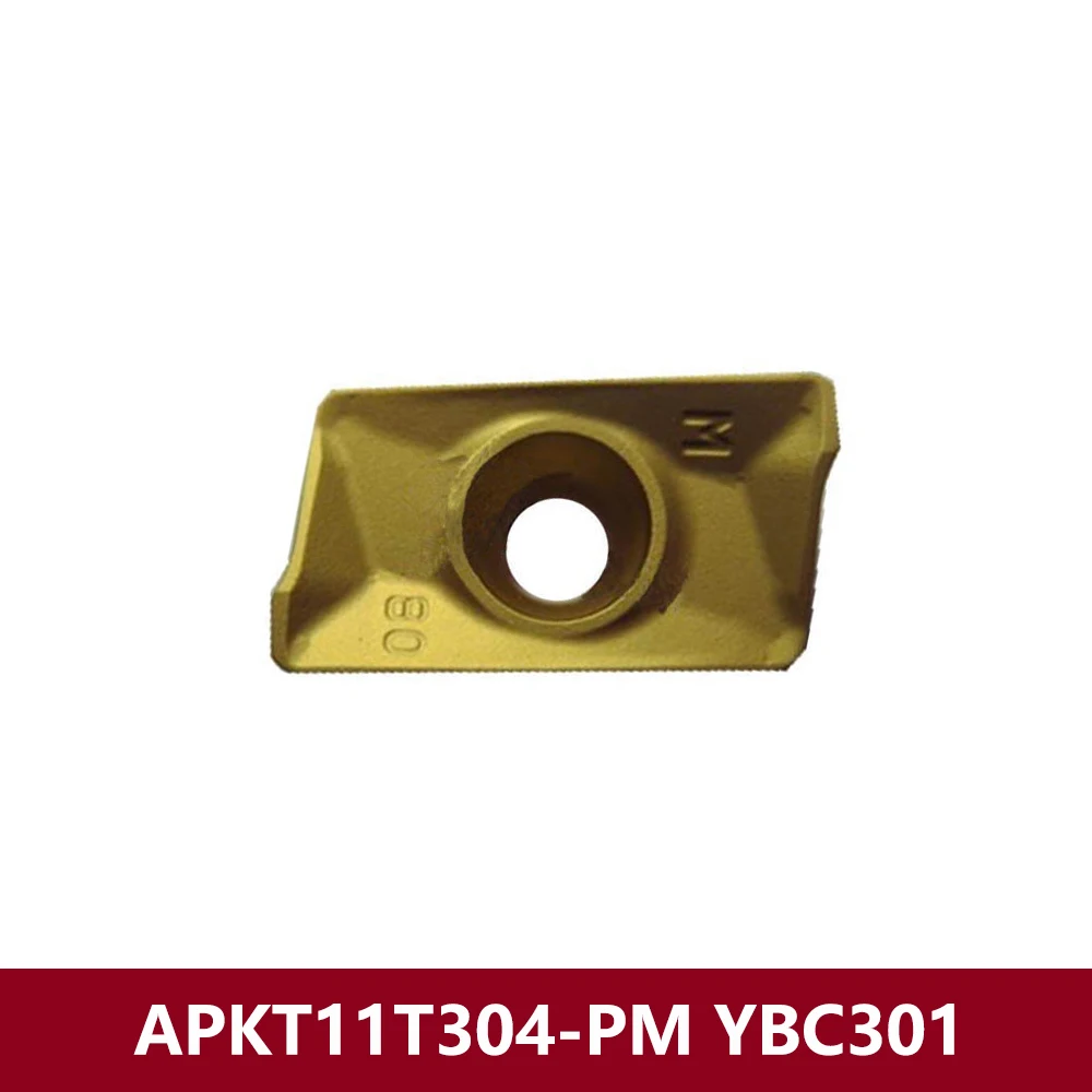 

Original APKT11T304-PM YBC301 Carbide Inserts APKT11T304 PM Milling Cutter APKT 11T304 PM CNC Lathe Holder APKT11T308 APKT160408