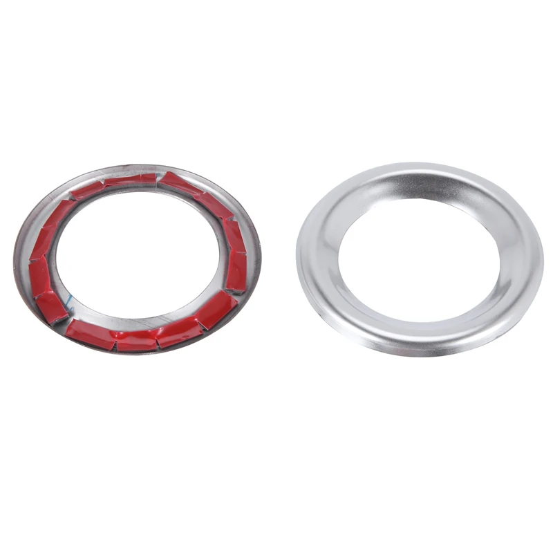 

For 10Th Gen Civic A-Pillar Loudspeaker Decorations Circle Rings, Car Door Audio Speaker Trims For Honda Civic 2016-2019