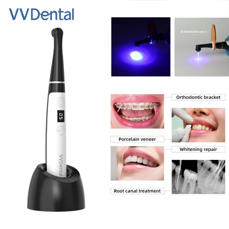 VV Dental Drahtlose Schnurlose Polymerisation Lampe LED Aushärtung Maschine Zahnmedizin Photopolymer Harz Heilung Licht UV Lampe Dental Werkzeuge