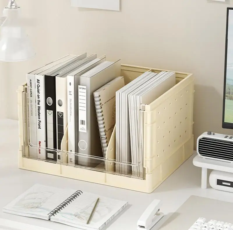 Creative Stackable Desktop Storage Box With Pegboard Design Office Desk Organizer Stationery Storage Cabinet Cosmetics Storage