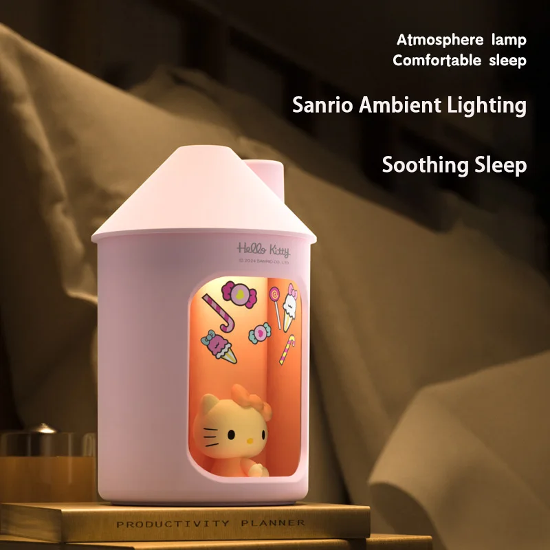 Sanrio Usb Luchtbevochtiger Dual Spray Grote Capaciteit Kantoor Luchtbevochtiger Home Desktop Mute Slaapkamer Grote Spray