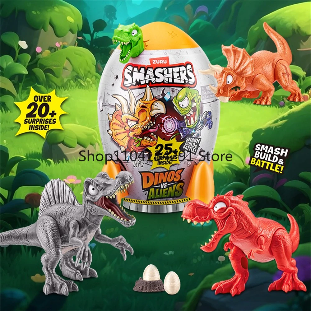 Zuru Smashers Dinosaur War Alien Rocket Launcher Blind Box Tyrannosaurus Rex Boy Assembly Toy