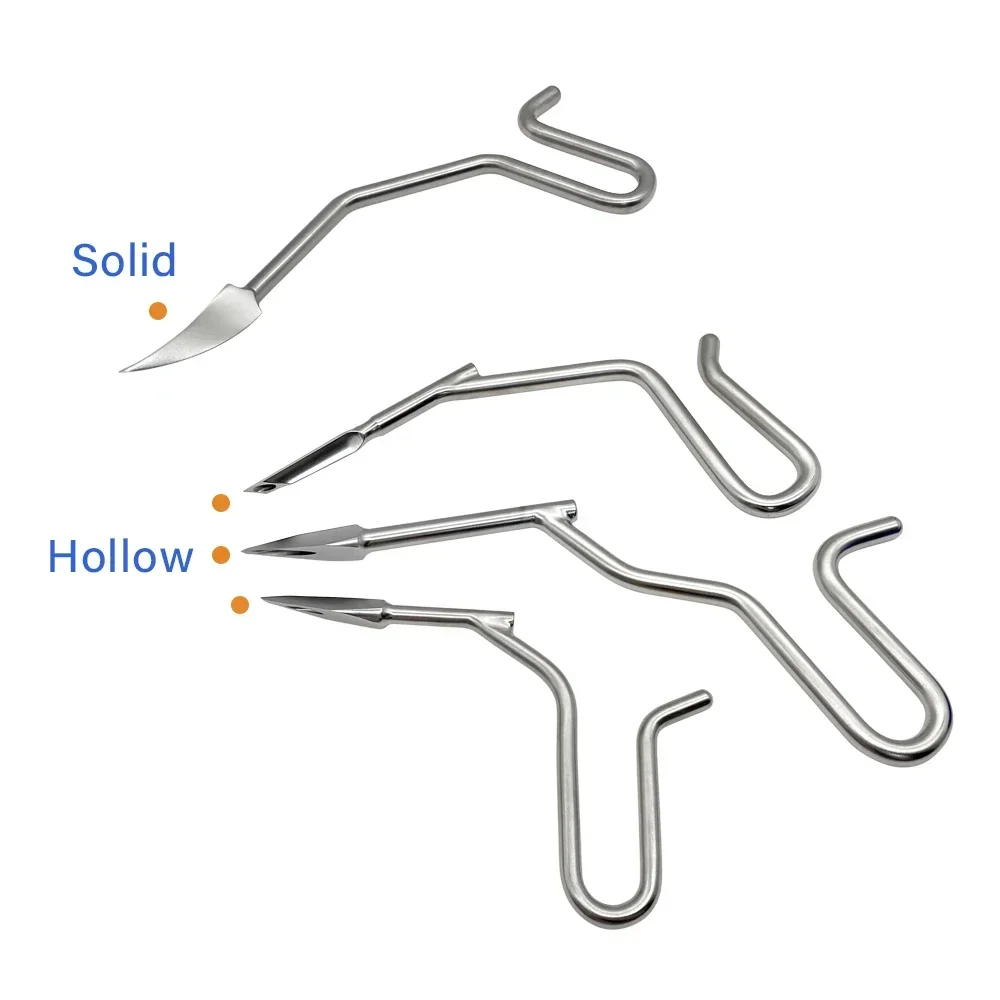 Stainless Steel Pet Orthopedic Instrument Femur Tibia Intramedullary Nail Hollow Punch Cone Guide Wire Tool