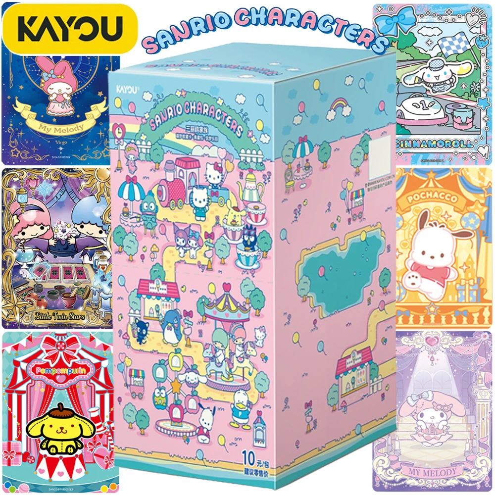 kayou-genuine-sanrio-limited-collection-card-cute-healing-cartoon-star-family-exquisite-animated-character-card-christmas-gift