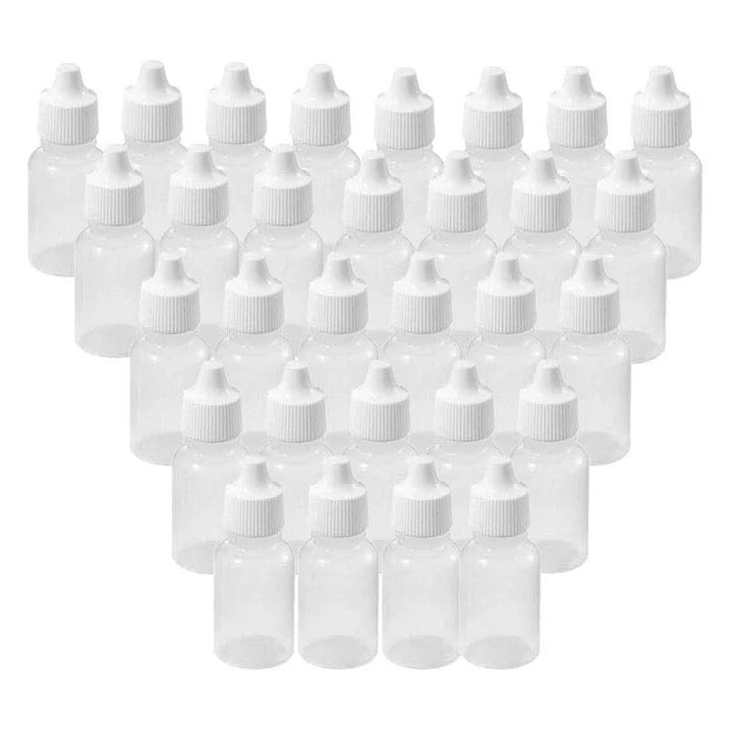زجاجات قطارة بلاستيكية فارغة قابلة للعصر ، حاوية سائلة للعين ، غطاء لولبي لسائل الجفن ، تخزين الزيوت العطري ، 5 10: 50 #2