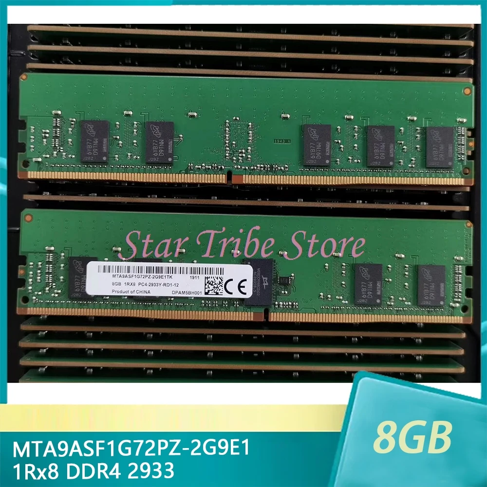 

Оперативная память MTA9ASF1G72PZ-2G9E1 8G 8 ГБ 1Rx8 DDR4 2933 PC4-2933Y Серверная память REG 1 шт.