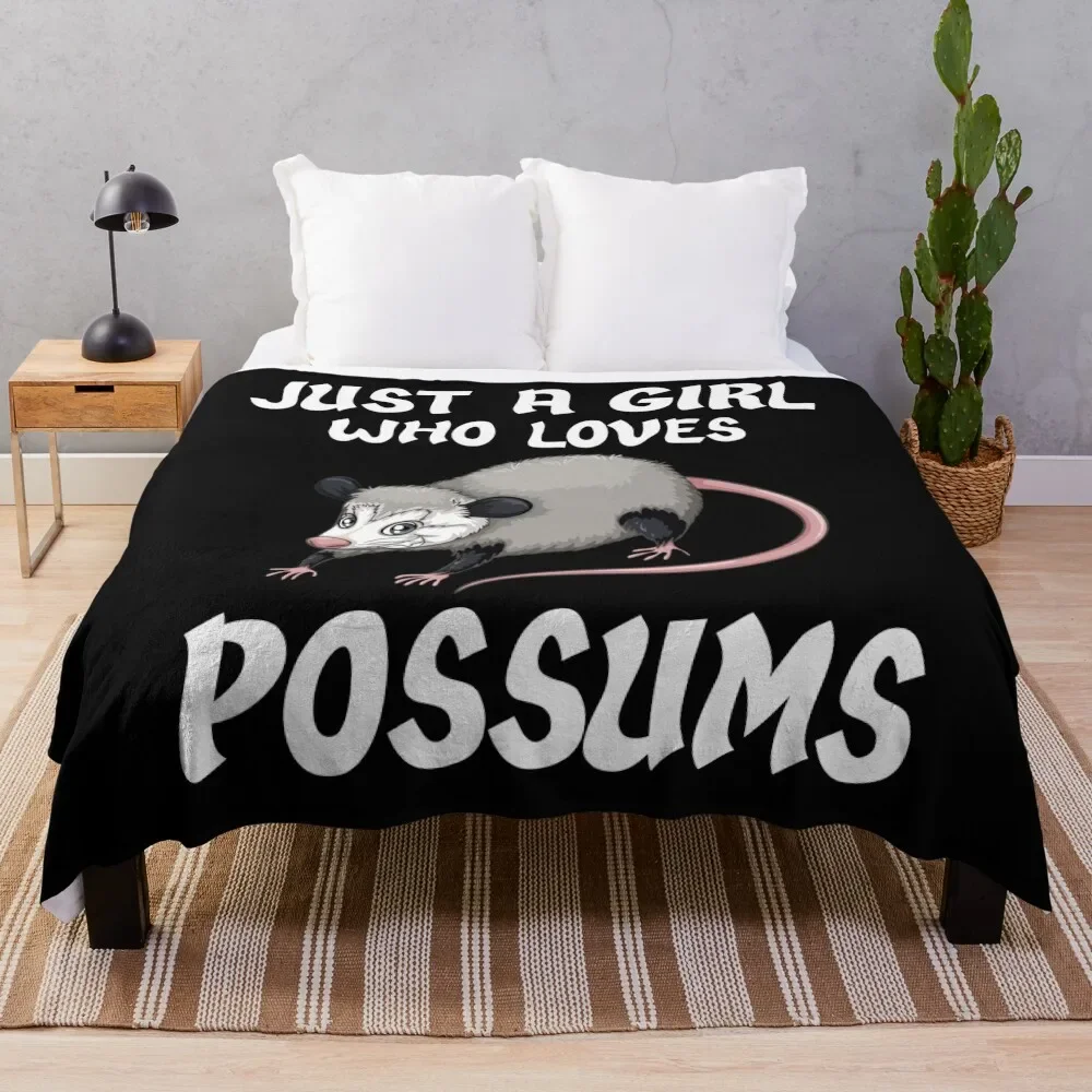 

Просто девушка, которая любит possum, декоративное одеяло, смешная фотография