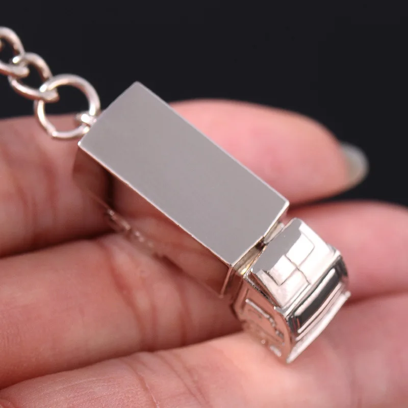 LLavero de camión de Metal para mujeres y hombres, llavero de coche de camión de aleación de Zinc, llavero encantador, regalo creativo, accesorio Interior de coche