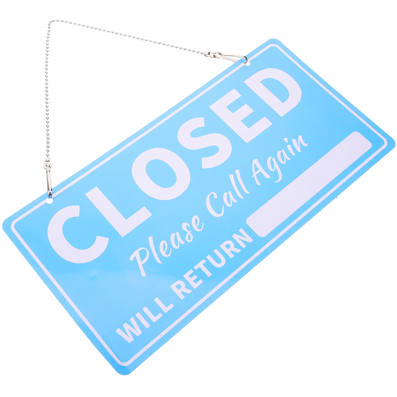 Business Hours Sign Open Closed PVC Thick Design Erasable Sun Resistant Fade Proof Market Use Clear View Door Decor