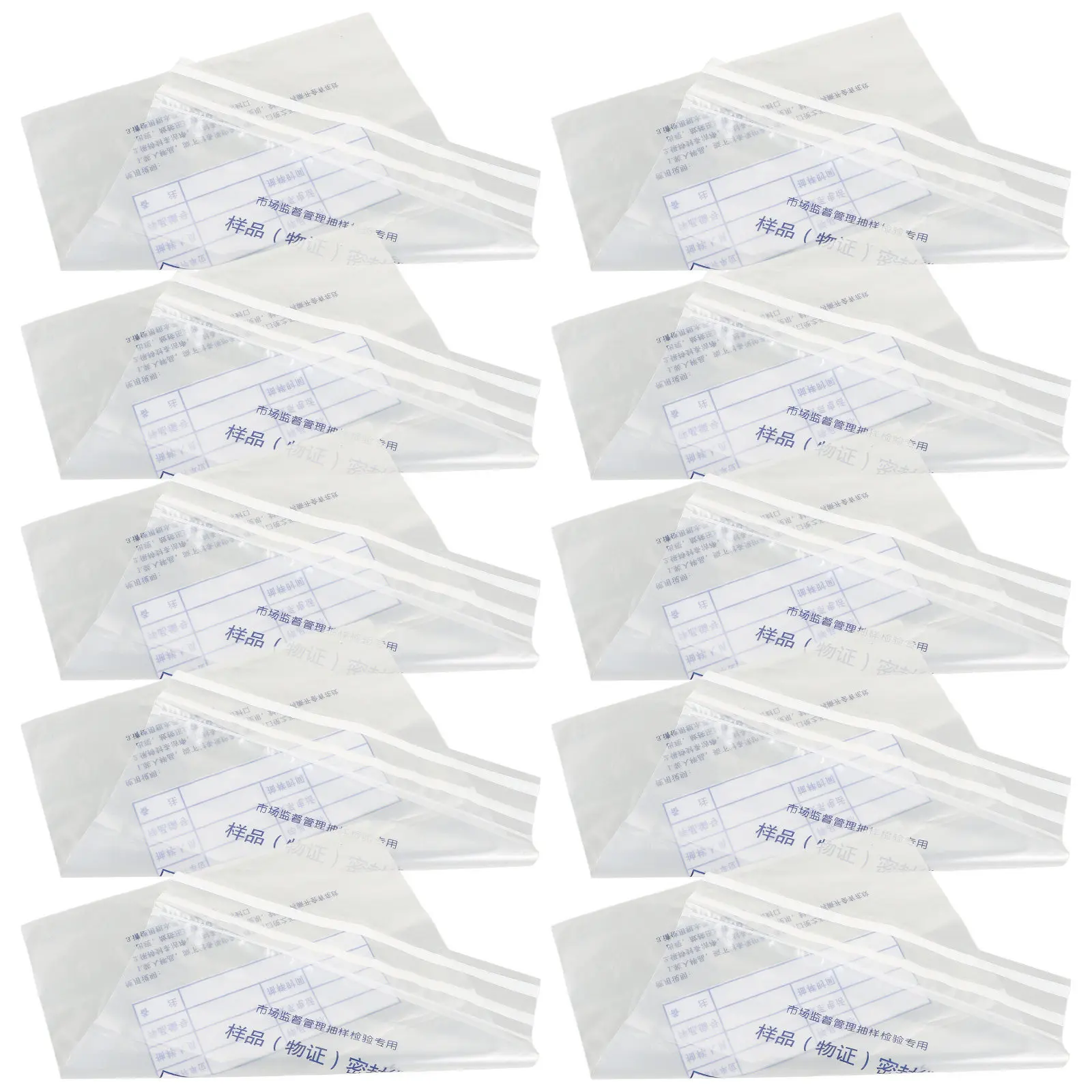 

10 шт. Защищенные от вскрытия банковские большие пластиковые пакеты для денег, прозрачные самоклеящиеся конверты для записи, надежные для наличных, монет и квитанций