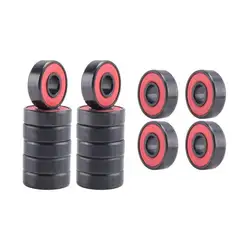 16 Pcs Ceramic Bearings High Speed Wear Resistant For Skate Skateboard Wheel