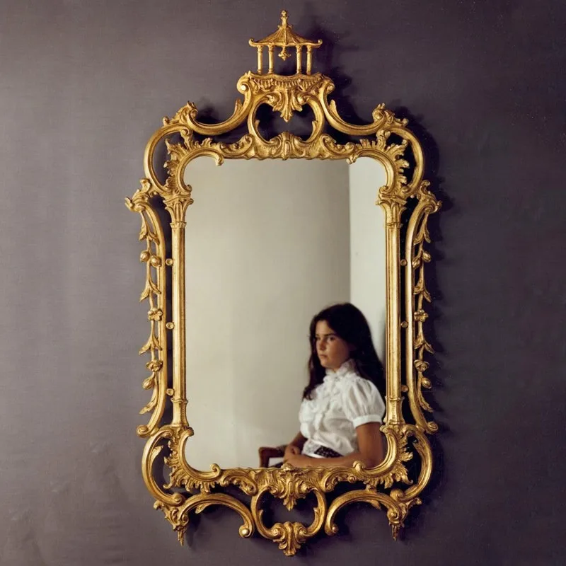 Accent Nordic Mirror Luxury Design Save Space Fashion Fashion Modern Bedroom Mirror Unique Spiegel Wand Living Room Decoration