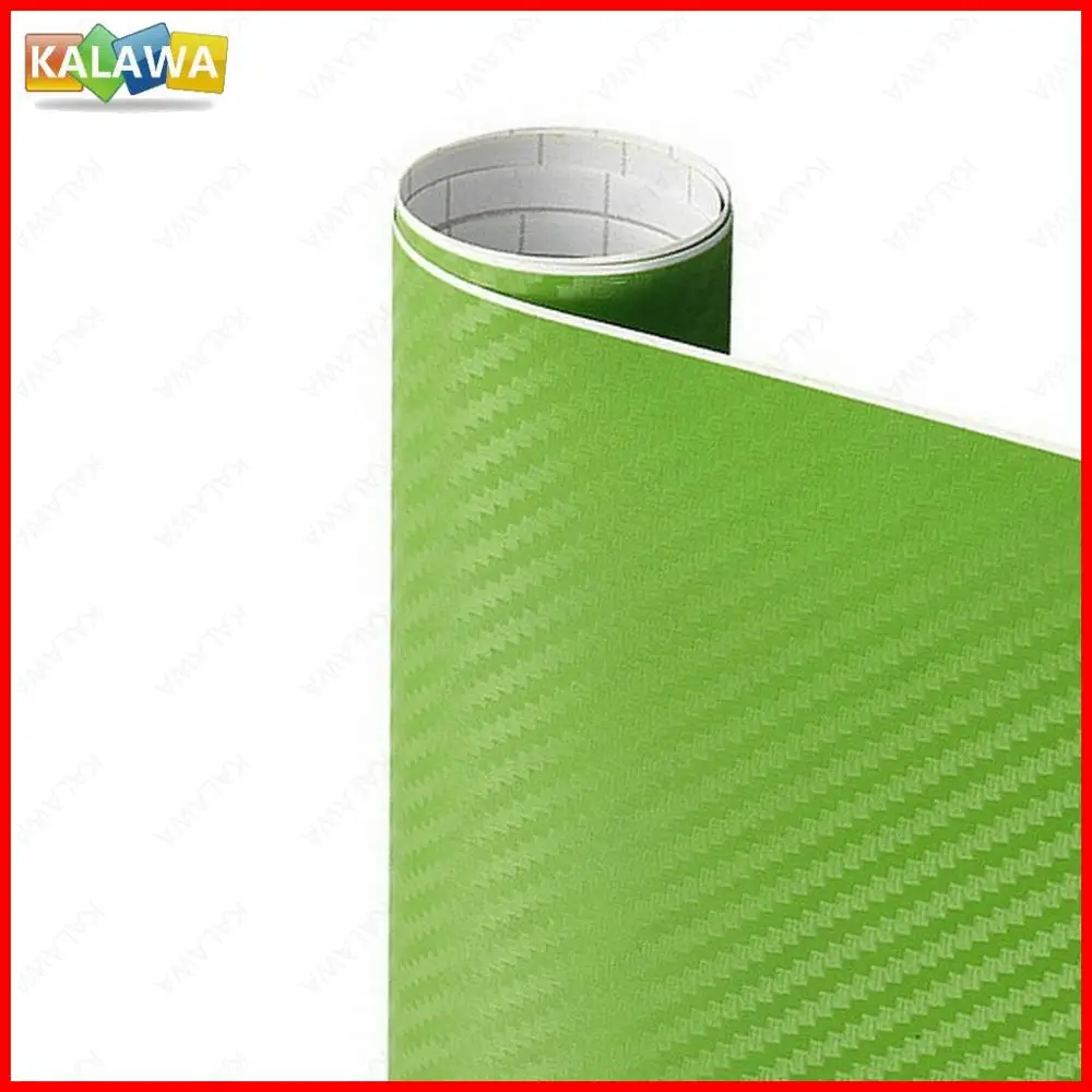 

Green 3D Carbon Fiber Vinyl Wrap Furniture Film Car Sticker Motorcycle Decal Auto Styling Anti Scratch Tape Waterproof Protected