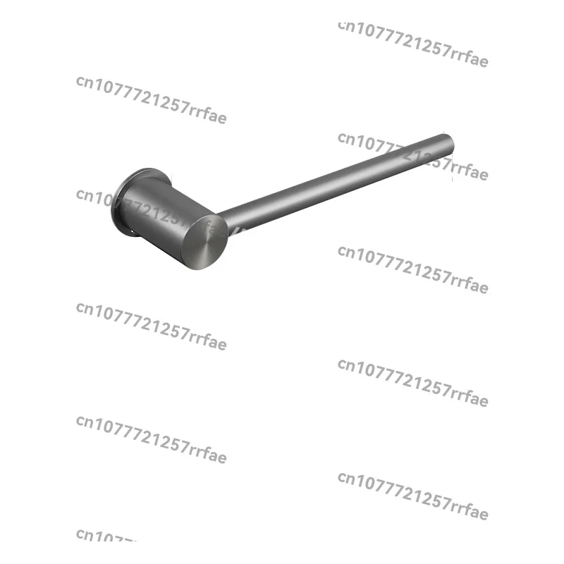 

All-copper towel rack Art wind No punching Toilet towel bar Bathroom light luxury bath towel rack Single rod
