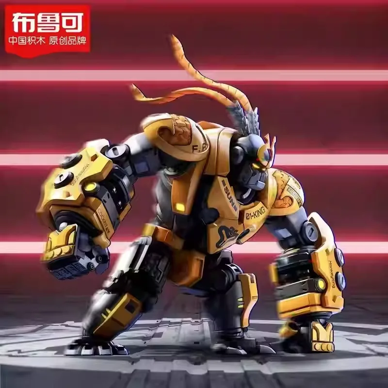 

Blokees Hero Infinite Fighting Mecha Sun Wukong Great Ape Armor Building Blocks Assembly Model Toy Birthday Gift for Boys