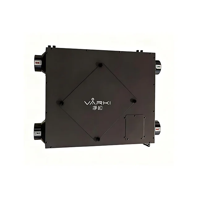 150/250/350/500m³/h Ceiling Energy Recovery Ventilator Bidirectional ERV HVAC Air Purification System with H13 HEPA for Basement