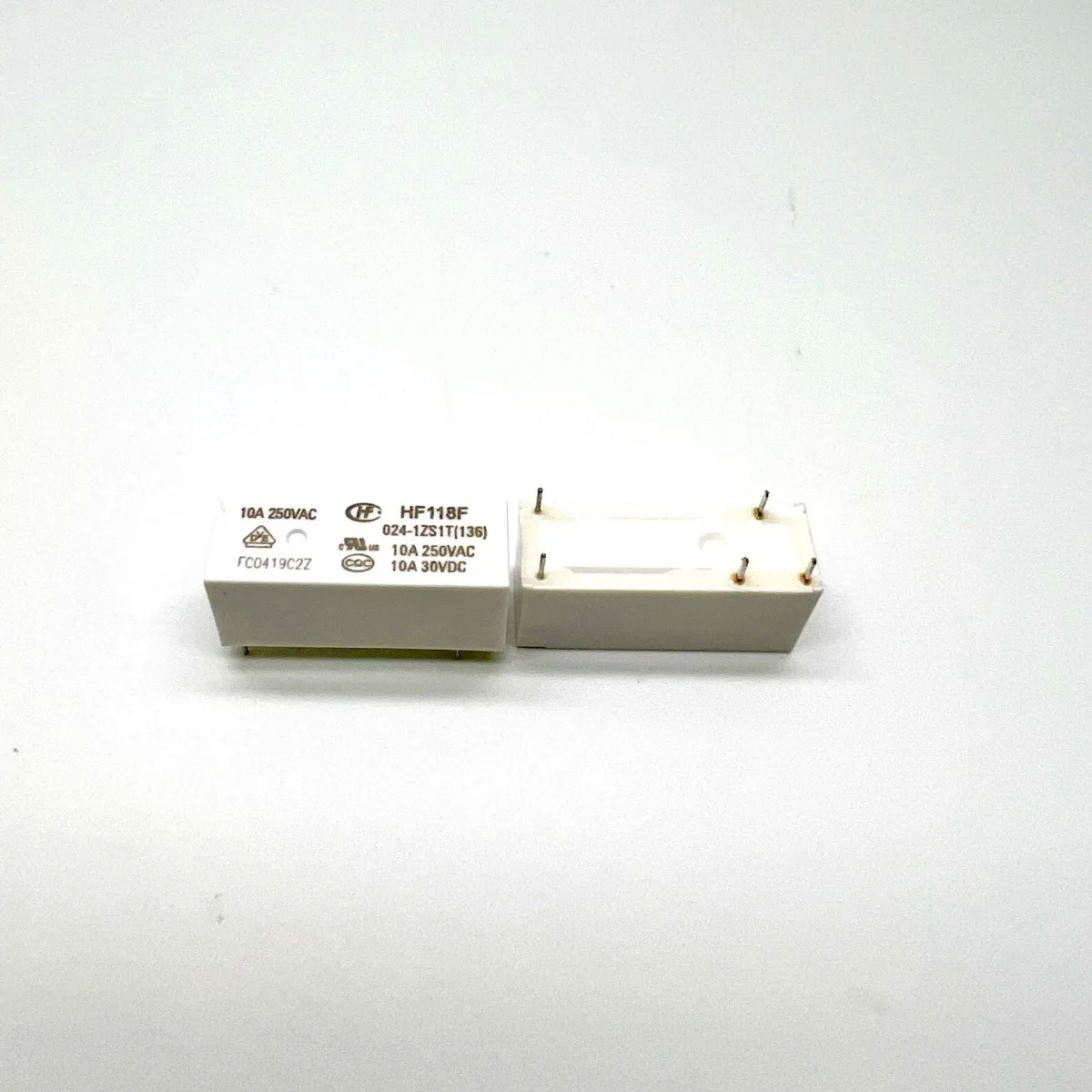 HF118F-024-1ZS1T (136) 24VDC conversion 5-pin 10A Hongfa small high-power relay