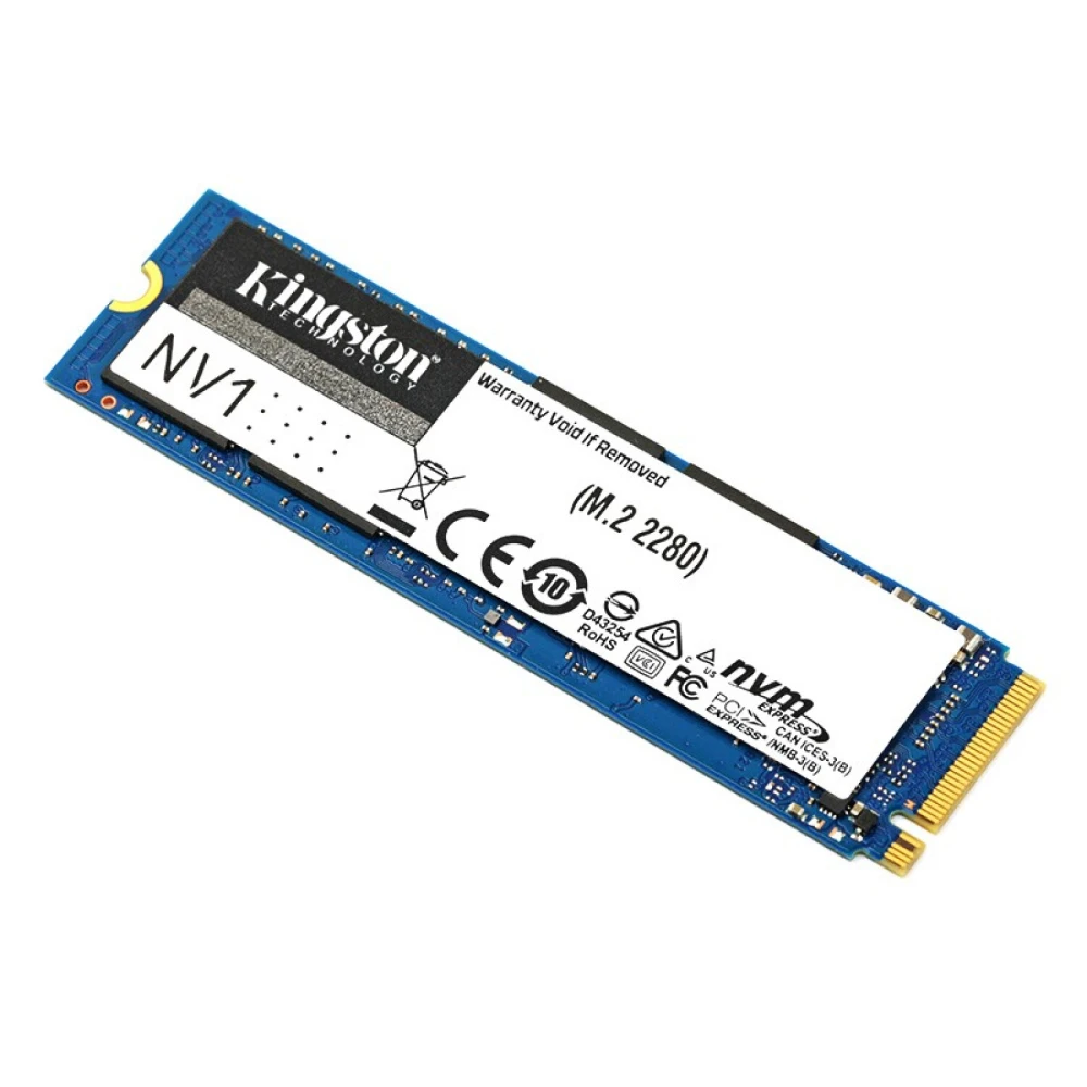 Imagem -04 - Kingston-unidade de Estado Sólido Ssd Nv1 Nvme Interna M.2 2280 250gb 500gb Também para pc e Notebook