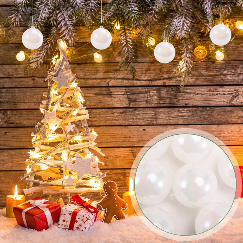 Christmas Iridescent Ornaments,Bubble Hanging Ornaments Balls,Christmas Rainbow Ball For Party,Wedding