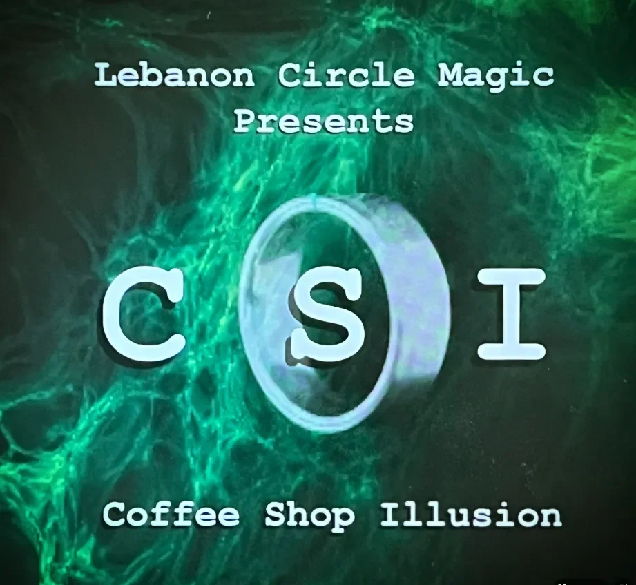 CSI - Coffee Shop Illusion Magic Tricks Unbelievable Ring on the Chain Vanishing in Coffee Close-up Street Gimmicks Mental Props