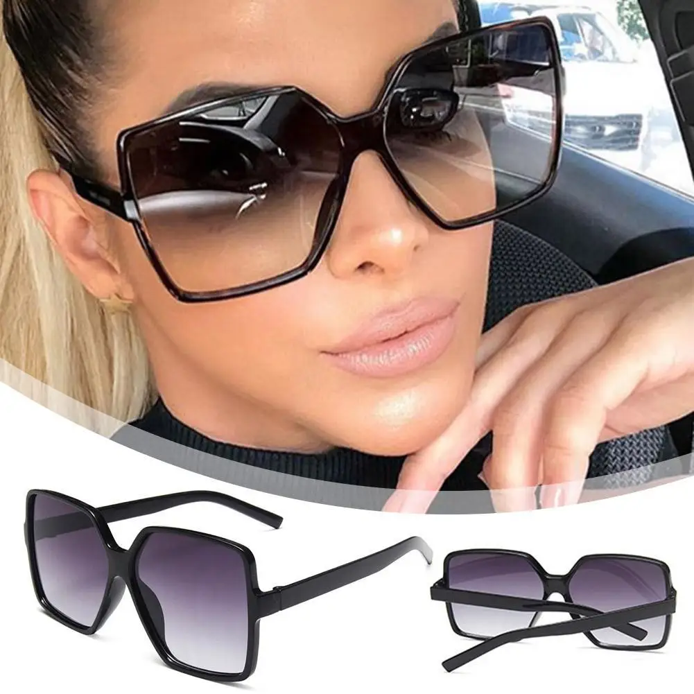 Солнцезащитные очки в большой оправе