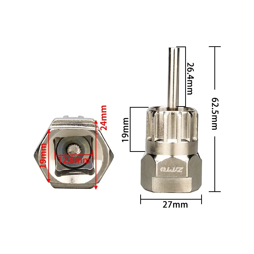 ZTTO Bicycle Cassette Remove Install Tool High Strength Steel Gear Wrench MTB Road Bike 8 9 10 11 12 13 speed HG XD MS Sprocket view 2